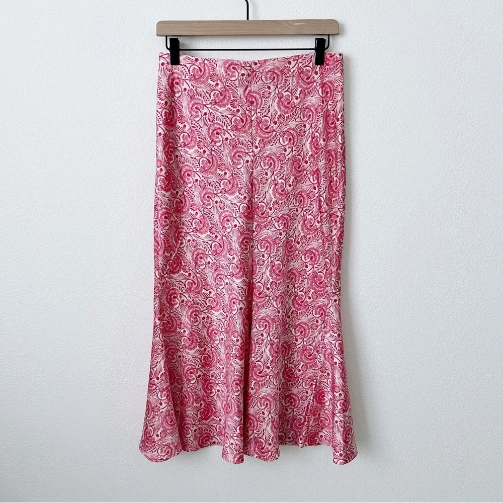 J. Crew Flare Slip Skirt - Picture 1 of 4